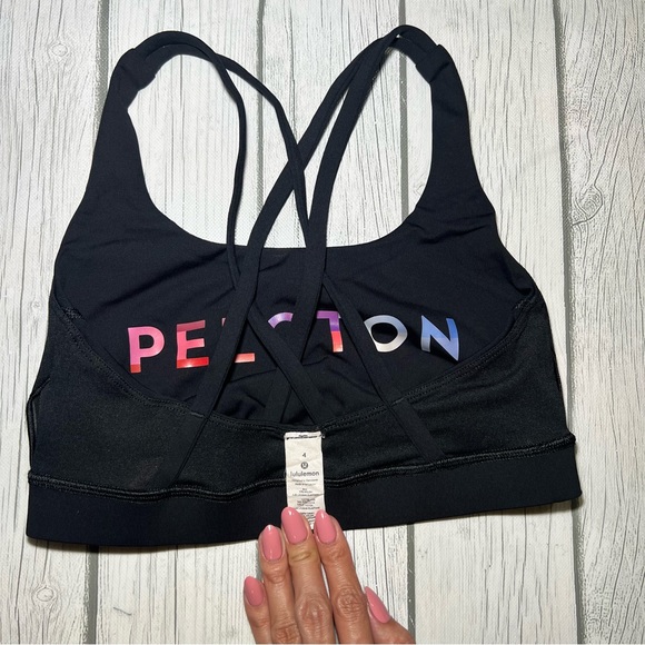 Peloton x Lululemon Sports Bra Size 4 - Picture 3 of 3